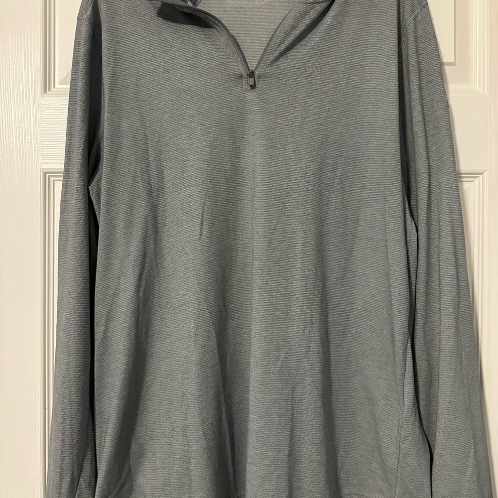 Under Armour Threadborne Gray Quarter-Zip Top